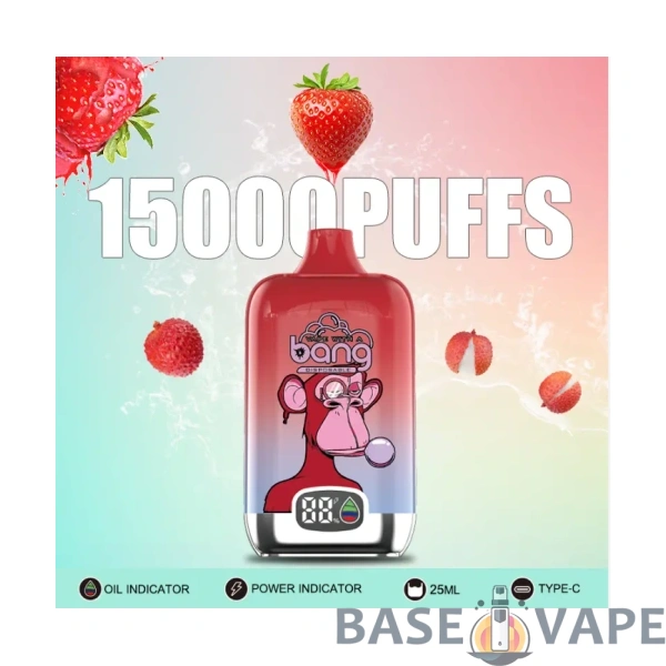 Bang King smartscreen 15000 Puffar 0% 2% 3% 5% Nikotinuppladdningsbar engångsvape grossist - BaseVape - 2