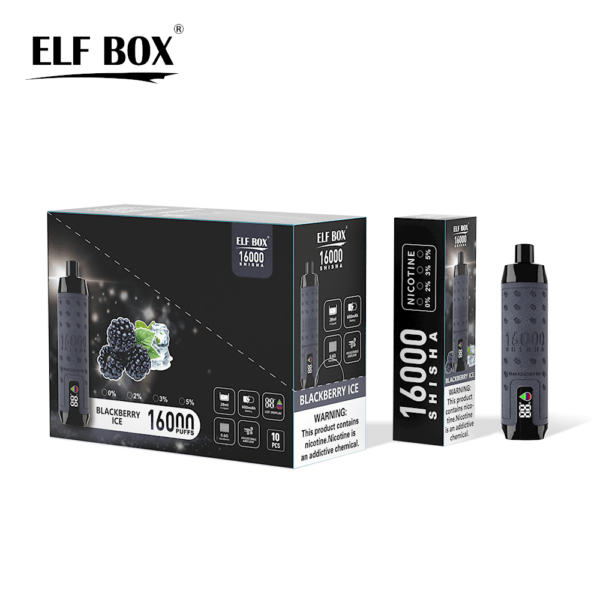 ELF BOX SHISHA 16000 Puffs 0%/2%/3%/5% Nikotynowy akumulator jednorazowy Vape Hurt - BaseVape - 6