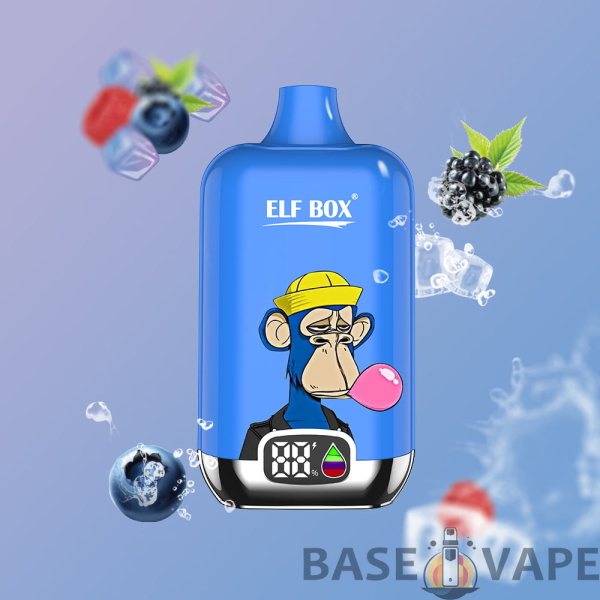 Caja ELF digital 12000 inhalaciones 0% 2% 3% 5% Pantalla LED de nicotina Vape desechable al por mayor - BaseVape - 14