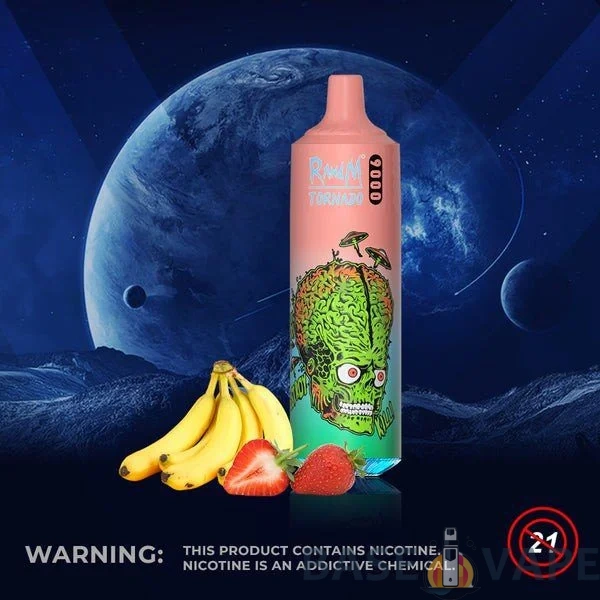 RandM Tornado 9000 Puffar 0% 2% 3% 5% Nikotin disponibel Vape grossist - BaseVape - 6