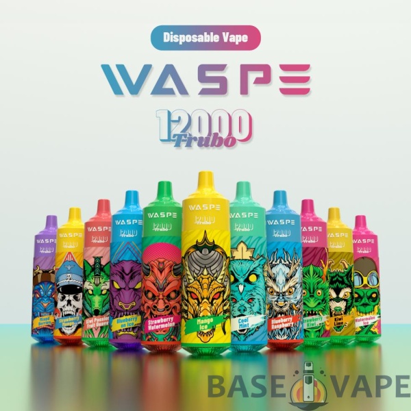 WASPE 12000 PUFFS 0% 2% 3% 5% Nicotine Disposable Vape Wholesale - BaseVape - 1