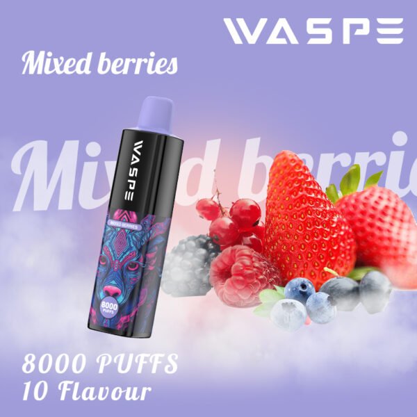 WASPE 8000 PUFFS 0% 2% 3% 5% Nicotine Disposable Vape Wholesale - BaseVape - 8