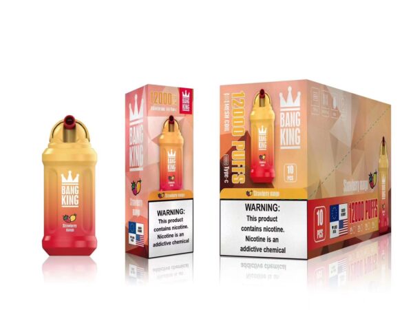 Bang King 12000 Puffs 0% 2% 3% 5% Nikotínová nabíjateľná jednorazová vapa veľkoobchod – BaseVape – 3