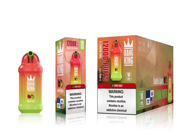 Bang King 12000 Puffs 0% 2% 3% 5% Nikotínová nabíjateľná jednorazová vapa veľkoobchod – BaseVape – 13