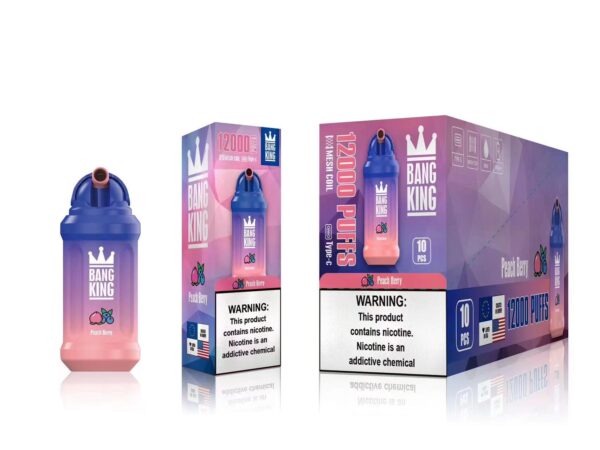 Bang King 12000 Puffs 0% 2% 3% 5% Nikotínová nabíjateľná jednorazová vapa veľkoobchod – BaseVape – 14