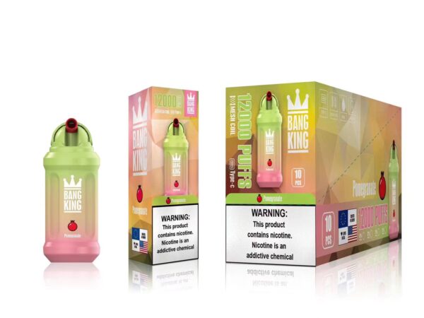 Bang King 12000 Puffs 0% 2% 3% 5% Nikotínová nabíjateľná jednorazová vapa veľkoobchod – BaseVape – 16