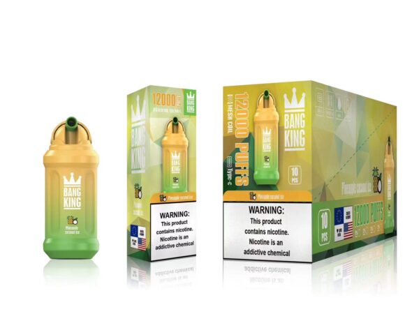 Bang King 12000 Puffs 0% 2% 3% 5% Nikotínová nabíjateľná jednorazová vapa veľkoobchod – BaseVape – 18