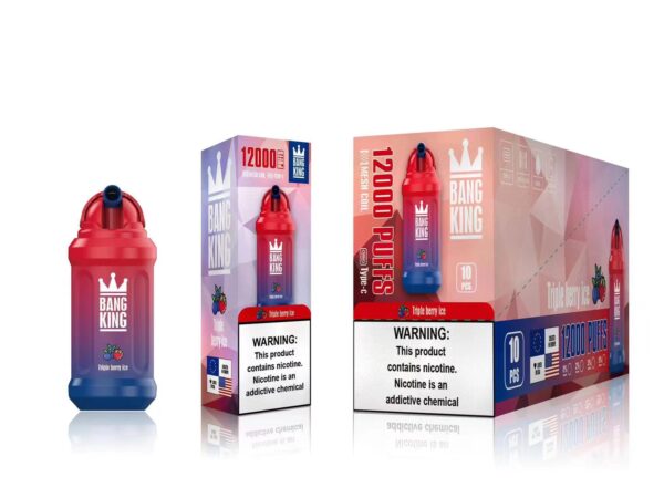 Bang King 12000 Puffs 0% 2% 3% 5% Nikotínová nabíjateľná jednorazová vapa veľkoobchod – BaseVape – 21