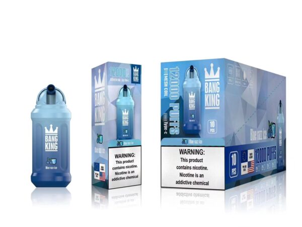 Bang King 12000 Puffs 0% 2% 3% 5% Nikotínová nabíjateľná jednorazová vapa veľkoobchod – BaseVape – 4