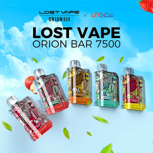 Lost Vape Orion Bar 7500 Puffs 5% Nikotino įkraunamas vienkartinis Vape Didmeninė prekyba – BaseVape – 1