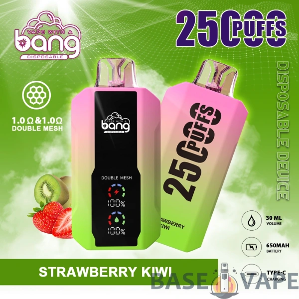 Bang 25000 Puffs 0% 2% 3% 5% Mažai nikotino įkraunamas vienkartinis Vapes Pen Tušinukas Didmeninė prekyba – BaseVape – 8