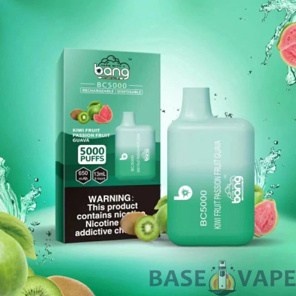Bang BC 5000 Puffs 0% 2% 3% 5% Alacsony nikotin tartalmú újratölthető eldobható Vapes Pen Tömeges vásárlás Nagyker - BaseVape - 4