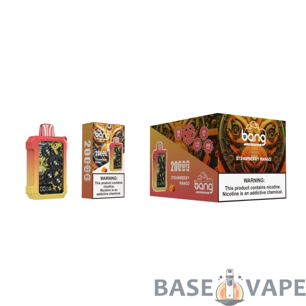 Bang Gear Tick Tock 20000 Puffs 0% 2% 3% 5% Low Nicotine Rechargeable Disposable Vapes Pen Bulk Buy Wholesale - BaseVape - 6