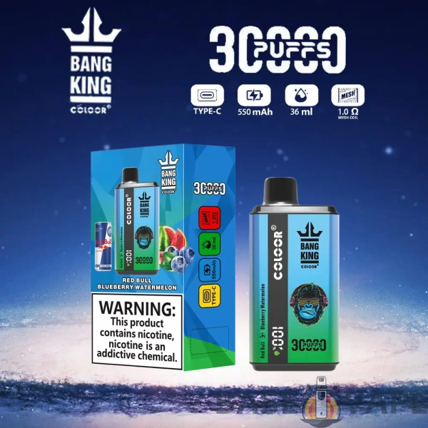 Bang King 30000 Puffs Dvigubas skonis 0% 2% 3% 5% Mažai nikotino įkraunamas vienkartinis Vapes Pen masinis pirkimas Didmeninė prekyba – BaseVape – 2