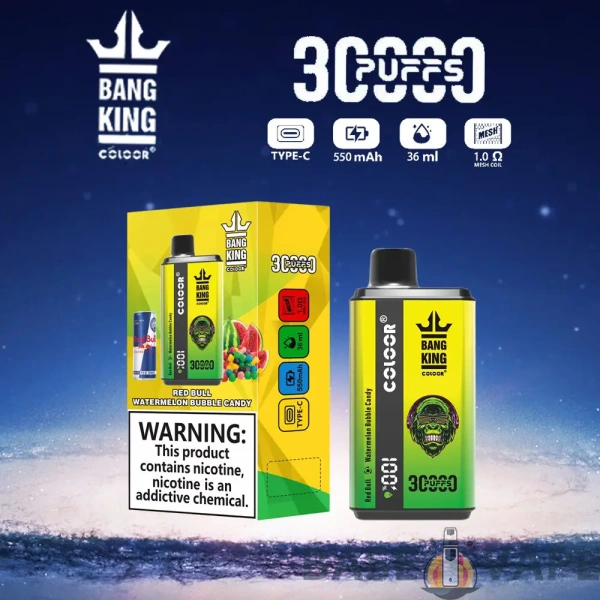 Bang King 30000 Puffs Dvigubas skonis 0% 2% 3% 5% Mažai nikotino įkraunamas vienkartinis Vapes Pen masinis pirkimas Didmeninė prekyba – BaseVape – 3