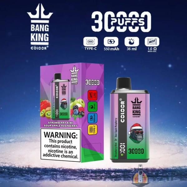 Bang King 30000 Puffs Dvigubas skonis 0% 2% 3% 5% Mažai nikotino įkraunamas vienkartinis Vapes Pen masinis pirkimas Didmeninė prekyba – BaseVape – 5