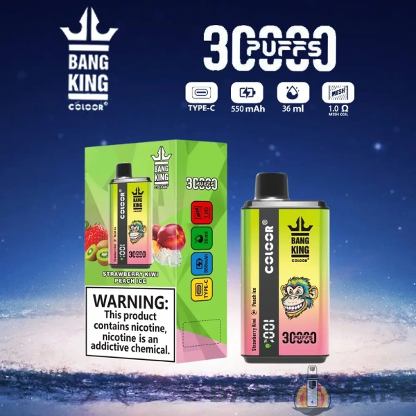 Bang King 30000 Puffs Dvigubas skonis 0% 2% 3% 5% Mažai nikotino įkraunamas vienkartinis Vapes Pen masinis pirkimas Didmeninė prekyba – BaseVape – 6