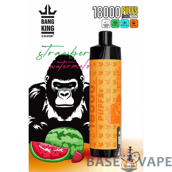 Bang King Crown Bar 18000 Puffs 0% 2% 3% 5% Mažai nikotino įkraunamas vienkartinis Vapes Pen masinis pirkimas Didmeninė prekyba – BaseVape – 5