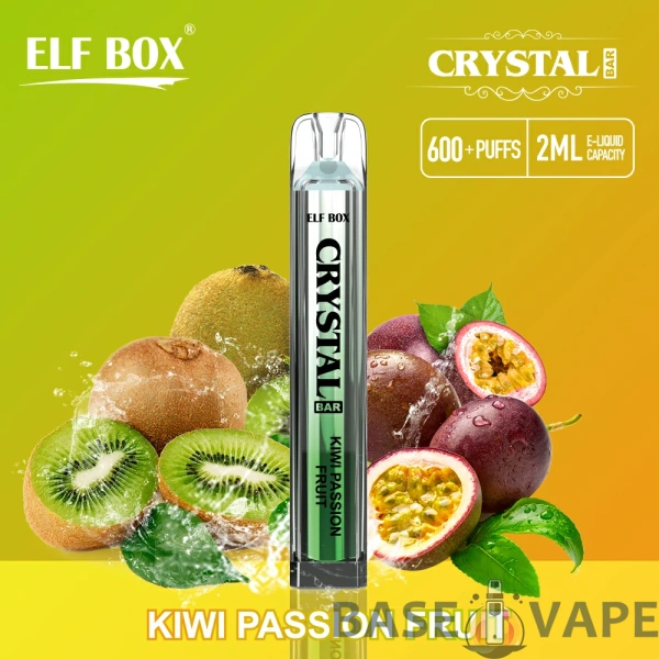 ELF BOX CRYSTAL BAR 600 Puffs 0% 2% 5% Nikotinas Įkraunamas vienkartinis vape Didmeninė prekyba - BaseVape - 7