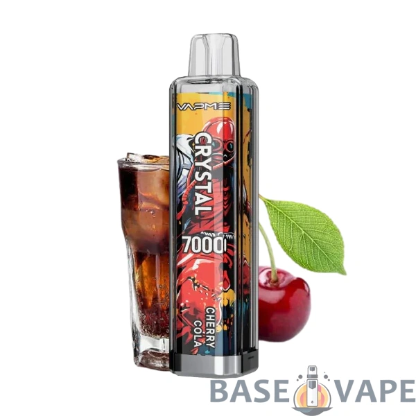 Vapme Crystal 7000 Puffs 2% 5% Никотиновые перезаряжаемые одноразовые вейпы оптом купить оптом - BaseVape - 7