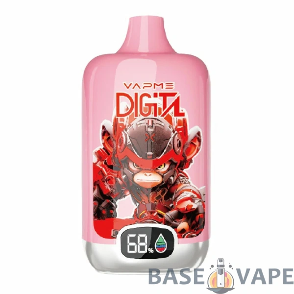 VAPME Digital 12000 Puffs 2% 5% Никотиновые перезаряжаемые одноразовые вапины.