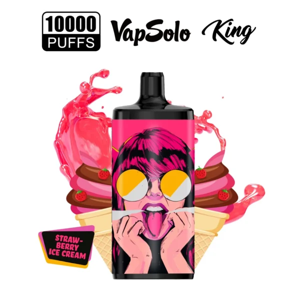 Vapsolo King 10000 Suihketta 2% 5% Vähä Nikotiini Ladattava Kertakäyttöinen Vapes Pen Bulk Tukkumyynti - BaseVape - 14