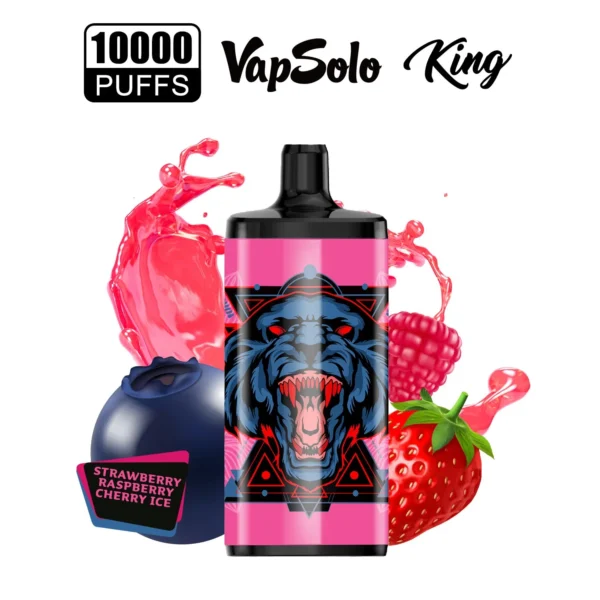 Vapsolo King 10000 Suihketta 2% 5% Vähä Nikotiini Ladattava Kertakäyttöinen Vapes Pen Bulk Tukkumyynti - BaseVape - 7