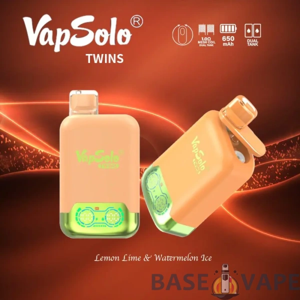 VapSolo Twins 20000 Puffs 2% 5% Low Nicotine Rechargeable Disposable Vapes Pen Bulk Buy Wholesale - BaseVape - 10