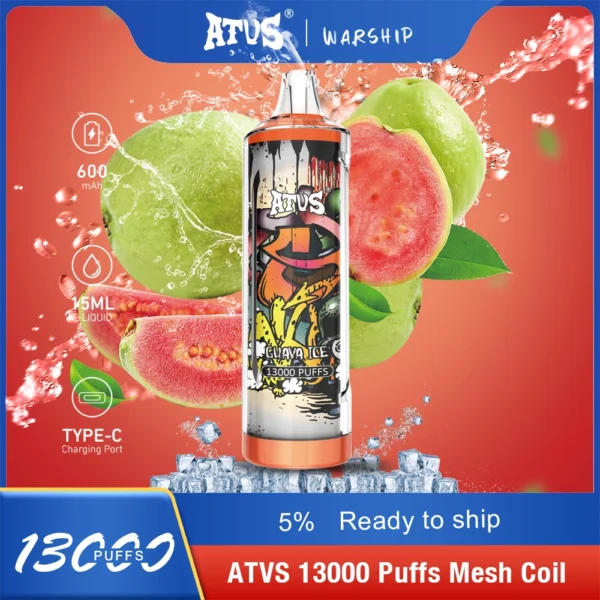 Atvs 13000 Puffs 5% Low Nicotine Rechargeable Disposable Vapes Pen Bulk Buy Wholesale - BaseVape - 5