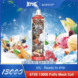 Atvs 13000 Puffs 5% Low Nicotine Rechargeable Disposable Vapes Pen Bulk Buy Wholesale - BaseVape - 16