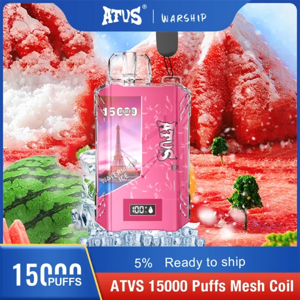 Atvs 15000 Puffs 5% Low Nicotine Rechargeable Disposable Vapes Pen Bulk Buy Wholesale - BaseVape - 14