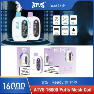 Atvs 16000 Puffs 2% 5% Low Nicotine Rechargeable Disposable Vapes Pen Bulk Buy Wholesale - BaseVape - 19