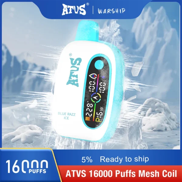 Atvs 16000 Puffs 2% 5% Low Nicotine Rechargeable Disposable Vapes Pen Bulk Buy Wholesale - BaseVape - 12