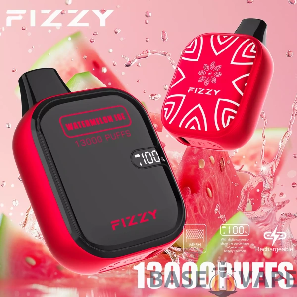 Fizzy Boom 13000 Puffs 2% 5% Перезаряжаемые одноразовые ручки для электронных сигарет с низким содержанием никотина Купить оптом - BaseVape - 6