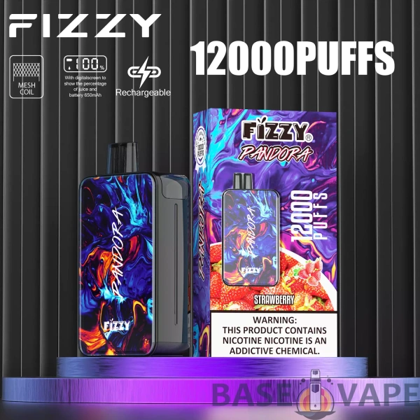 Fizzy Pandora 12000 Puffs 2% 5% Перезаряжаемые одноразовые ручки для электронных сигарет с низким содержанием никотина, оптовая покупка оптом - BaseVape - 2