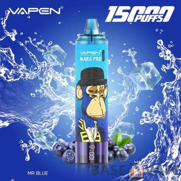 VAPEN Mrs Pro 15000 Puffs 2% Перезаряжаемая одноразовая ручка для вейпов с низким содержанием никотина, оптовая покупка оптом - BaseVape - 8