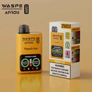 WASPE 25000 PUFFS Подвійна сітчаста коробка 0% 2% 5% Світлодіодний дисплей з низьким вмістом нікотину Перезаряджувана одноразова ручка для вейпів оптом Купуйте оптом - BaseVape - 14