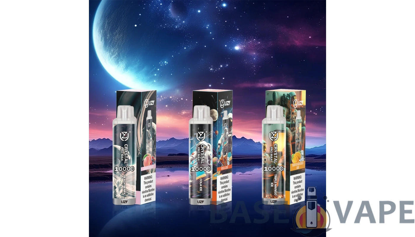 Maximize Your Vaping Business with UZY Crystal Pro Max: Explore 10000 Puffs and Low Nicotine Options for Wholesale Success - BaseVape - 1